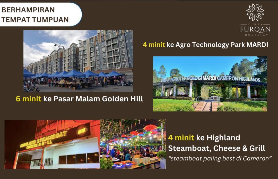 Homestay Cinta Furqan 1 - Apartment Cameron Highland Tanah Rata Bagian luar foto